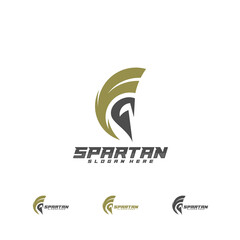 Spartan Logo Design Vector, Sparta Logo Design Template, Spartan Helmet Logo, Icon Symbol