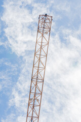 Fototapeta na wymiar Boom arm of construction crane