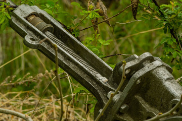 Discarded piece of machinery