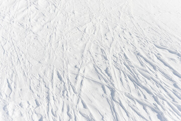 Snow texture 3 - crossing ski tracks multitude patchwork or intersections