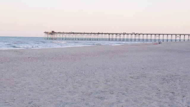 Kure Beach Fishing Pier Wide Shot