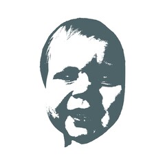 Portrait of pretty little boy. Smiling kid