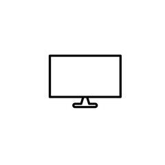 Monitor line icon vector