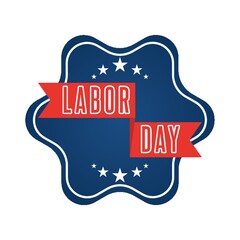 Labor day label
