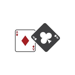 Two aces playing cards