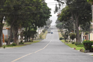 street next to Plaza de Chosica - Lima - Perú