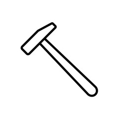 hammer icon vector illustration design