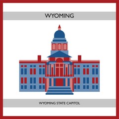 Obraz premium Wyomingstatecapitol