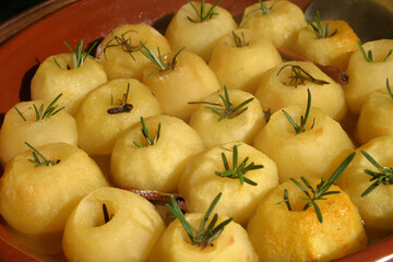 
Baked apple