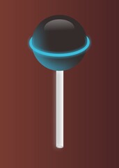 vector illustration of a candy