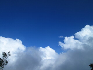 blue sky with clouds