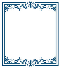 バロック装飾エレガントヴィンテージフレーム飾り罫
