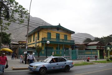 street next to Plaza de Chosica - Lima - Perú