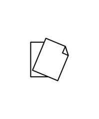 blank document icon,vector best line icon.