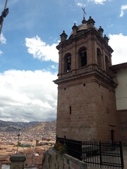 Fototapeta na wymiar Cusco Peru landscape 2019