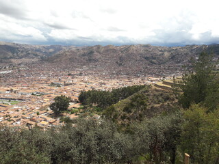 Fototapeta na wymiar Cusco Peru landscape 2019