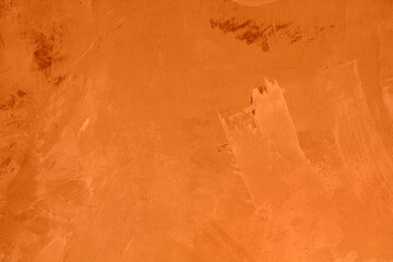 Orange burnt cement wall texture