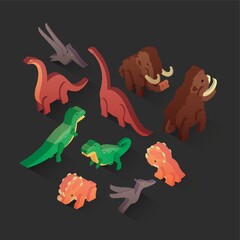 Isometric animals