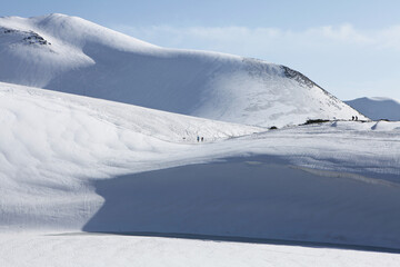 室堂の雪景色