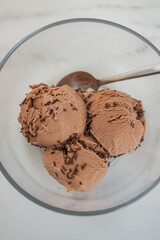 dark chocolate ice cream