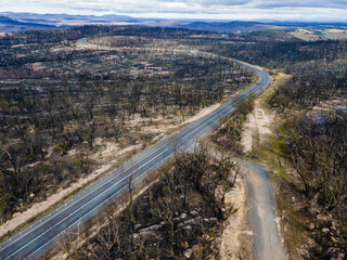 Effect on the national parks of Australia after the Australian bushfire season 2020