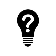 light bulb - idea icon vector design template