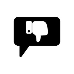Fototapeta premium bubble speech - chat - feedback icon vector design template