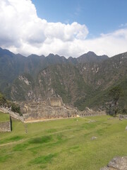 Machu Picchu Peru Incan ruins and surrounding landscape 2019