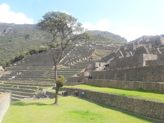 Machu Picchu Peru Incan ruins and surrounding landscape 2019