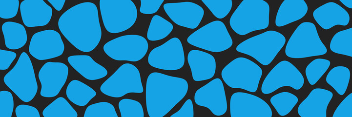 Blue Grey Background Texture Random Circular Shapes
