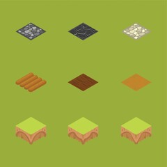 Isometric floors and ground textures