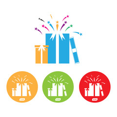 Gift Box Icon Vector