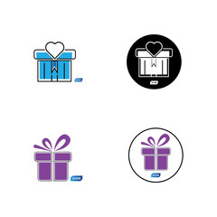 Gift Box Icon Vector