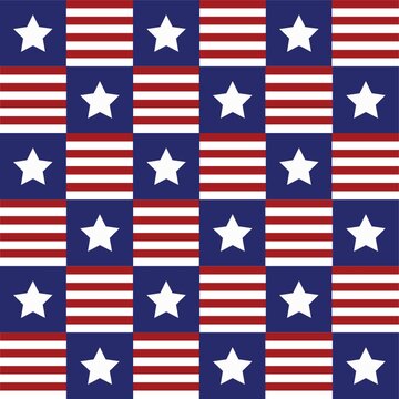 Stars and stripes background