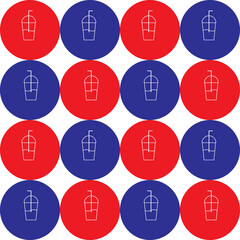 Vector design of juice drinks for restaurant wallpaper, print products etc.