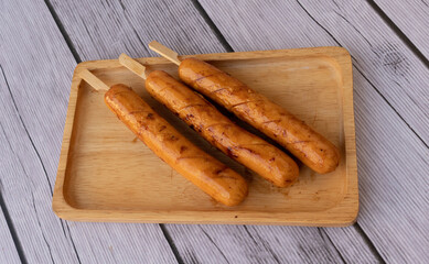 Fried and Grilled Spicy Food