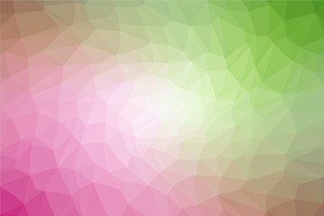 Multicolor polygon pattern. Low poly design
