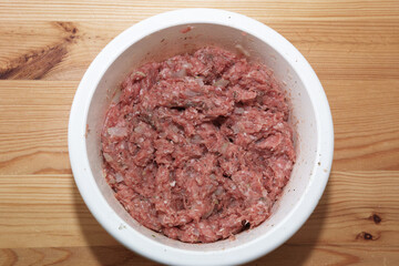 Preparing stuffed cabbage, Polish cuisine specialty.