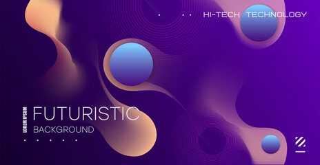 Color gradient background, geometric halftone pattern, vector abstract trendy graphic design.