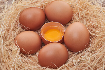 Eggs are very high in nutrients.
