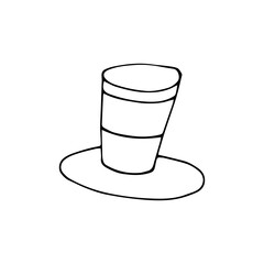 Hand-draw hat doodle