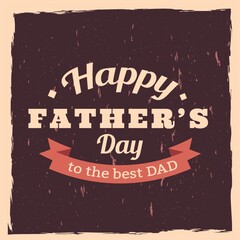 Happy father's day greeting card