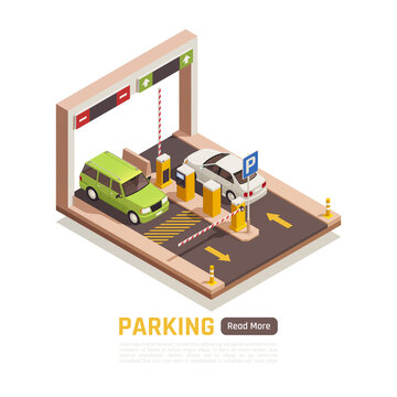 Parking Isometric Element 