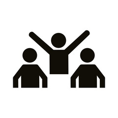 winner champion avatars figures silhouette style