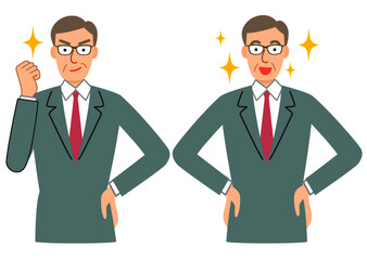 やる気のあるシニア男性