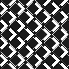 Seamless abstract geometric pattern with stickers of rhombus shape