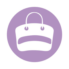 handbag female block style icon