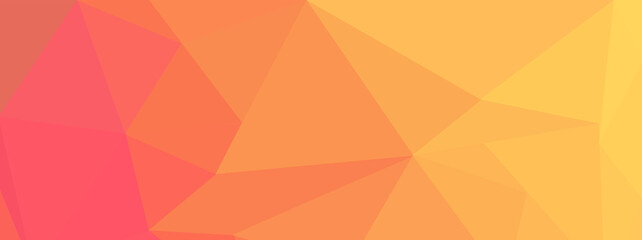 Abstract background with triangles structure for banner