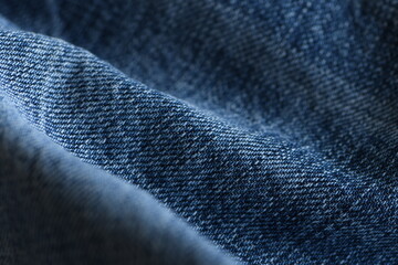 Part of denim jeans texture, close up.
