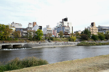 Obraz premium Canal in Kyoto